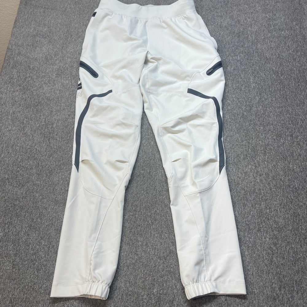 Under Armour Unstoppable Cargo Pants Mens Medium Off White Joggers 1352026